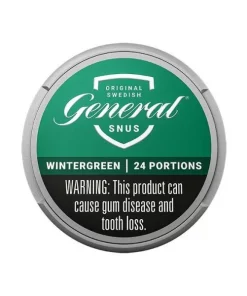 GENERAL WINTERGREEN WHITE SWEDISH SNUS