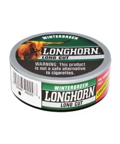 LONGHORN WINTERGREEN 12OZ LONG CUT