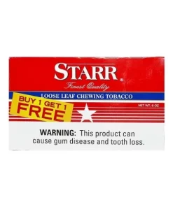 STARR 6OZ LOOSE LEAF CHEWING TOBACCO 2-PACK