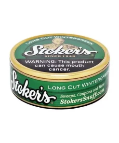 STOKER’S WINTERGREEN 12OZ LONG CUT CHEWING TOBACCO