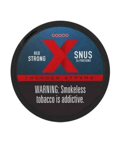 THUNDER XTREME RED STRONG, .85OZ, PORTION SNUS